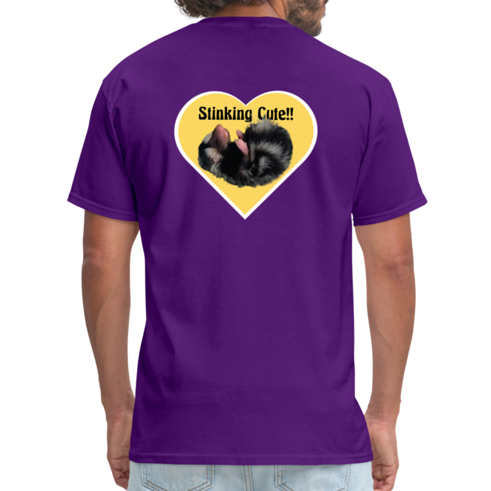 Unisex Classic T-Shirt - Stinking Cute - purple