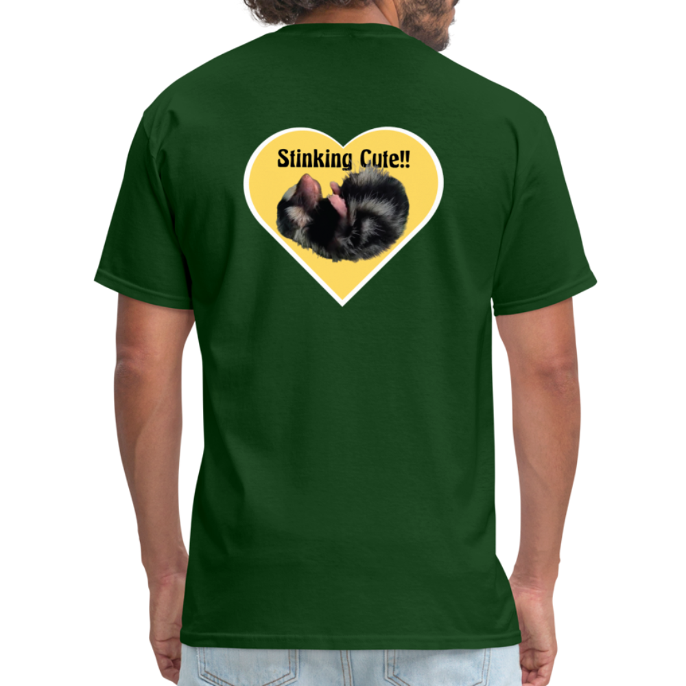Unisex Classic T-Shirt - Stinking Cute - forest green