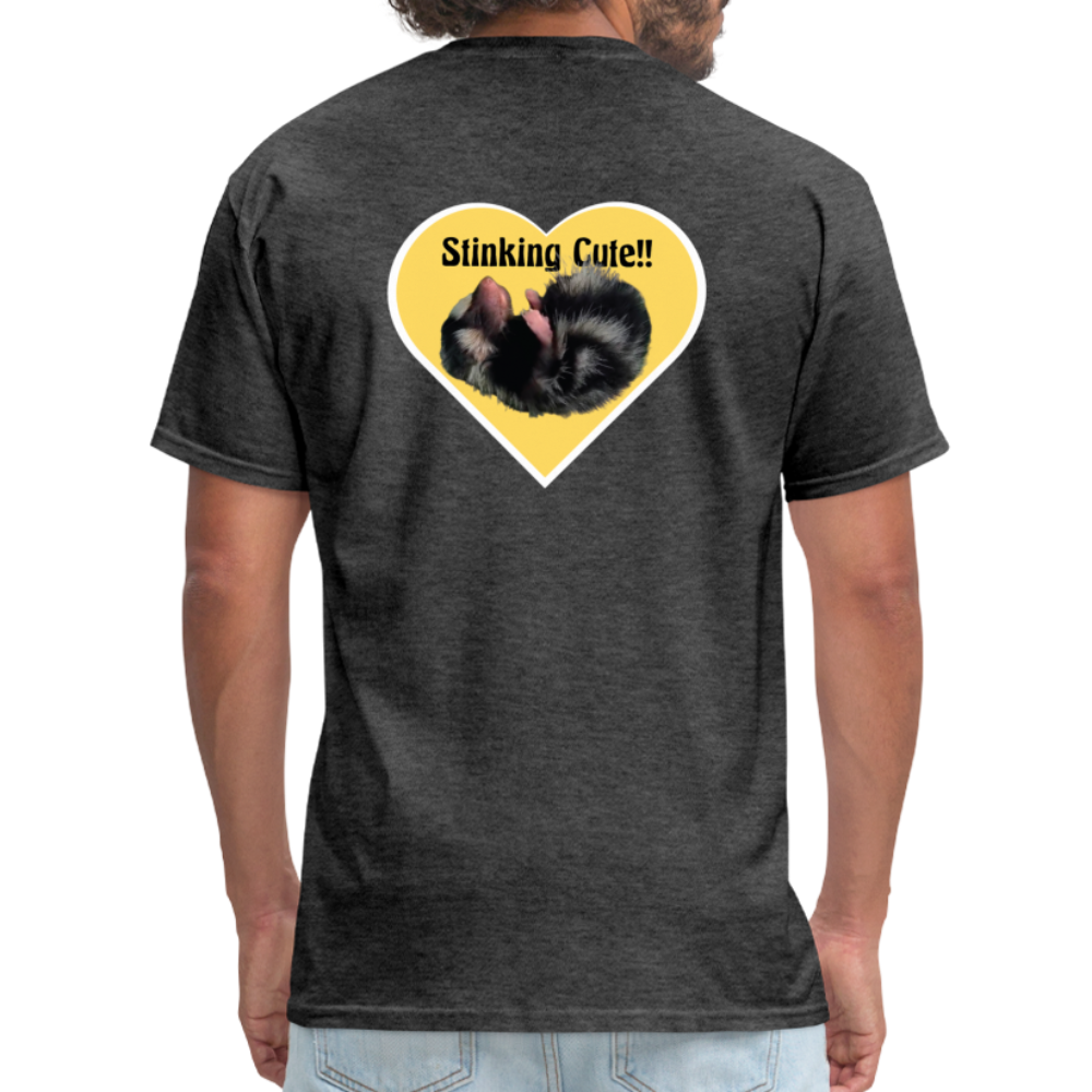 Unisex Classic T-Shirt - Stinking Cute - heather black