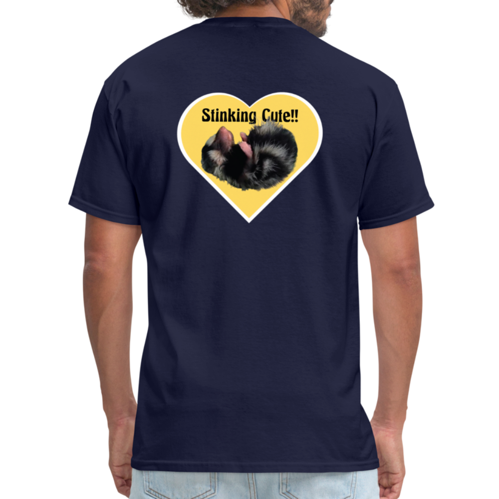 Unisex Classic T-Shirt - Stinking Cute - navy