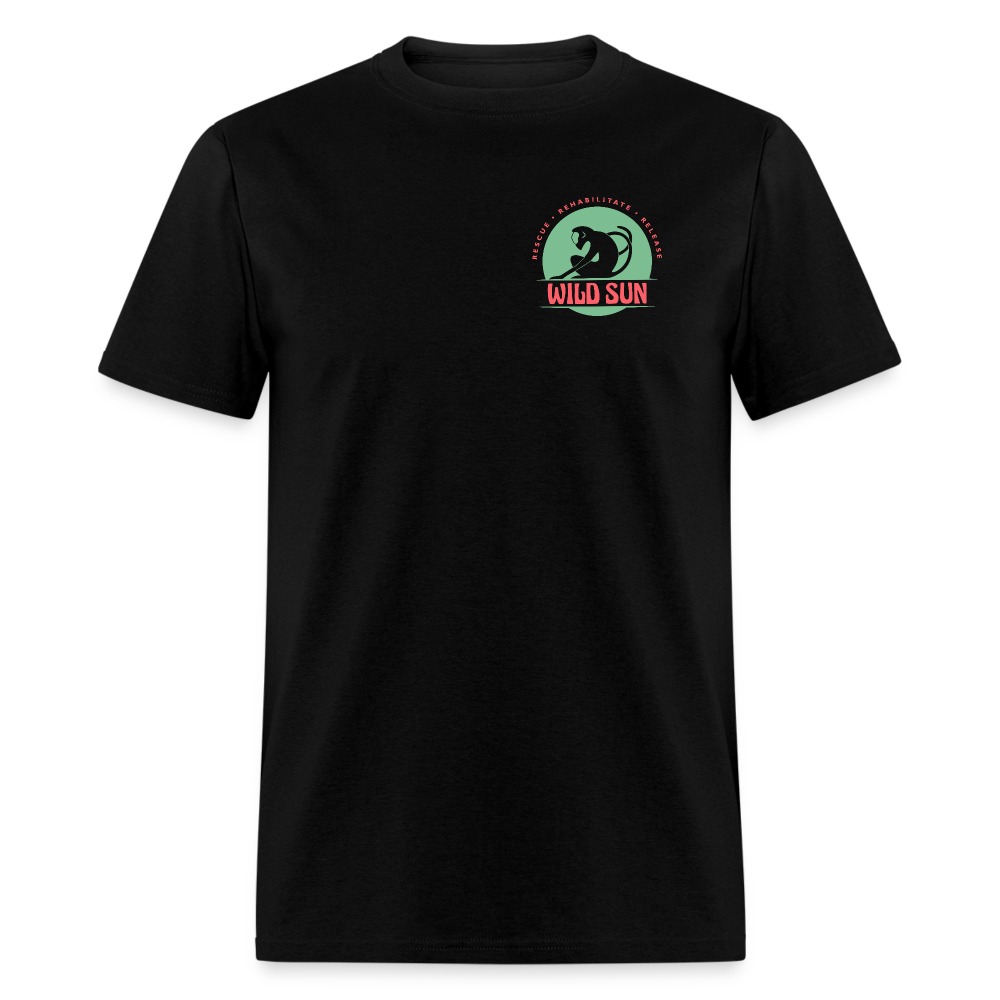 Respect The Locals Unisex Classic T-Shirt - Green Logo - black