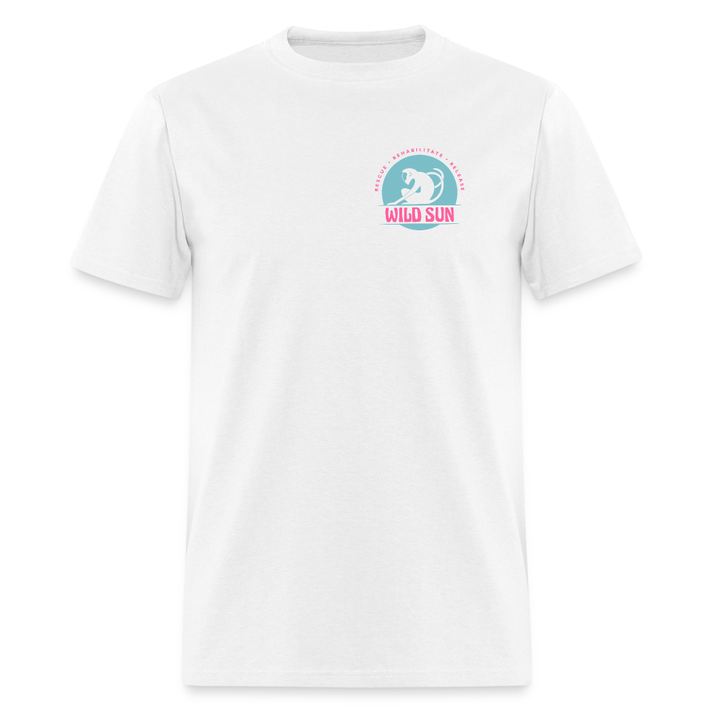 #7 Respect The Locals Unisex Classic T-Shirt - Blue Logo - white