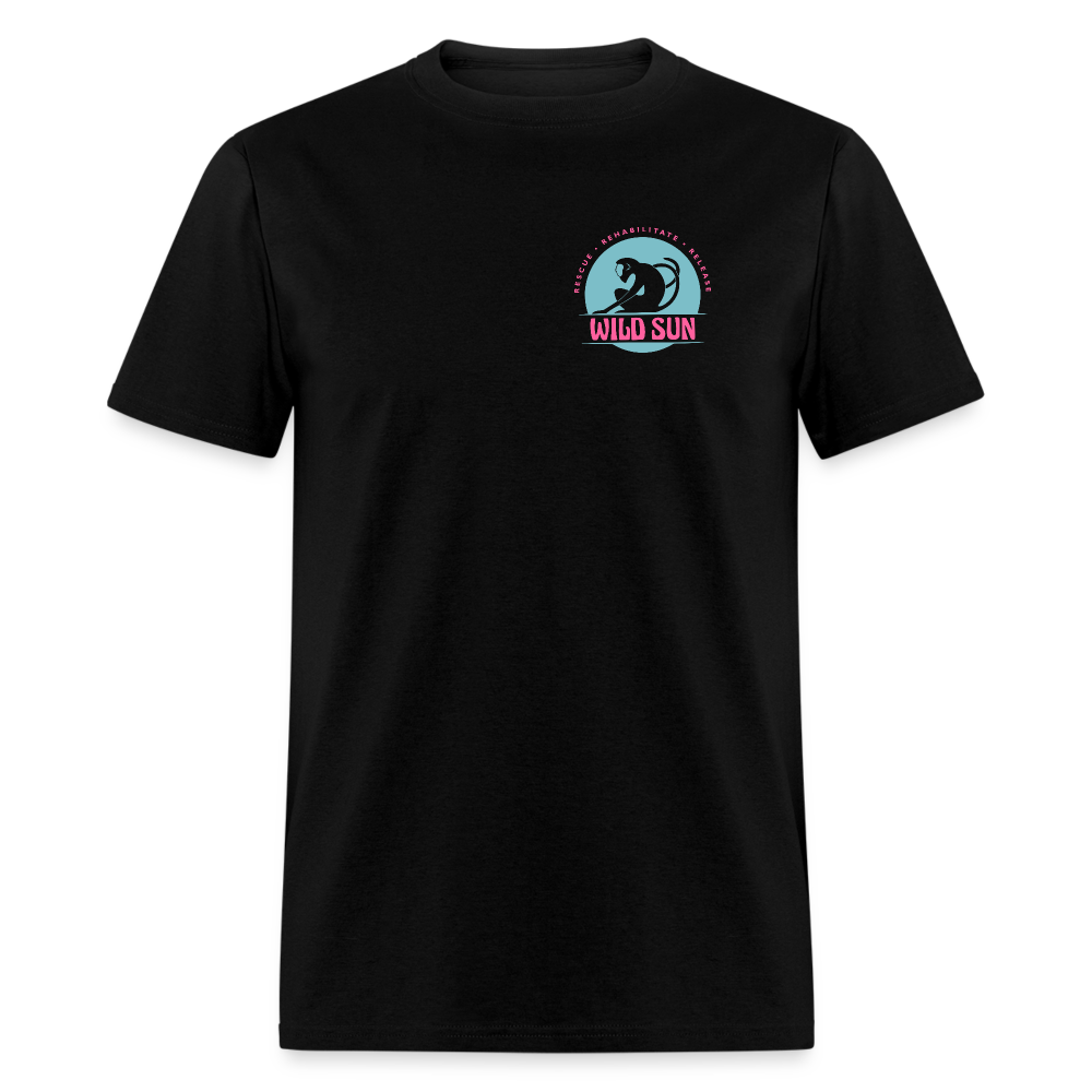 #7 Respect The Locals Unisex Classic T-Shirt - Blue Logo - black