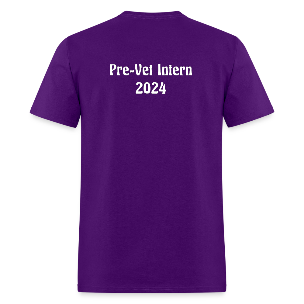 Unisex Classic Pre-Vet Intern T-Shirt 2024 - purple