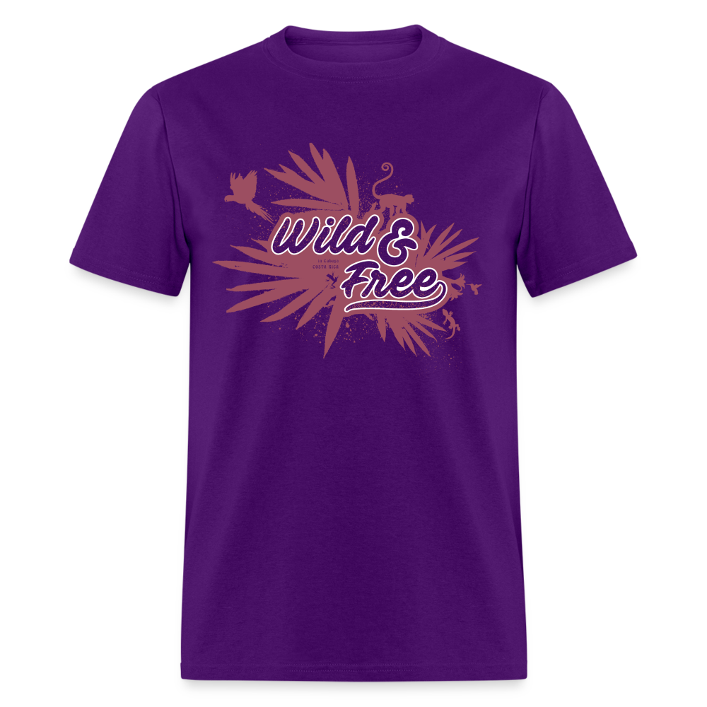 Wild & Free Unisex Classic T-Shirt Rose - purple