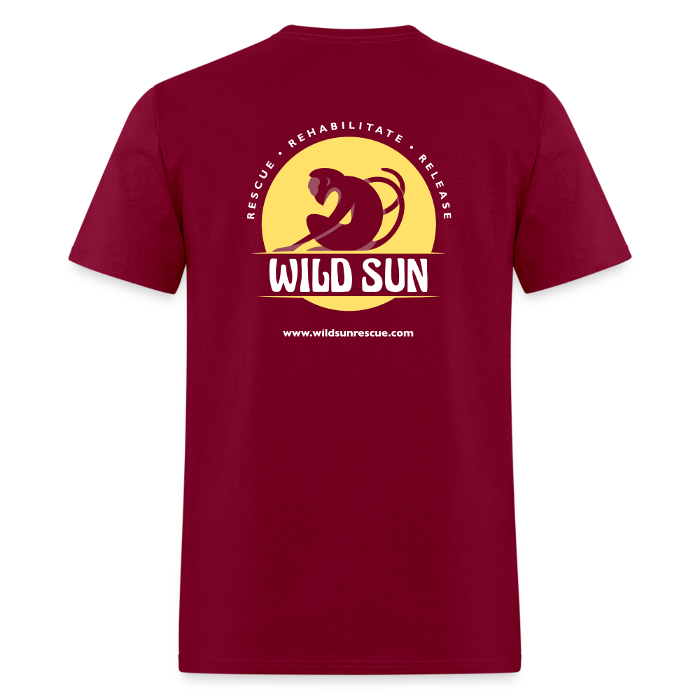 Wild & Free Unisex Classic T-Shirt Rose - burgundy