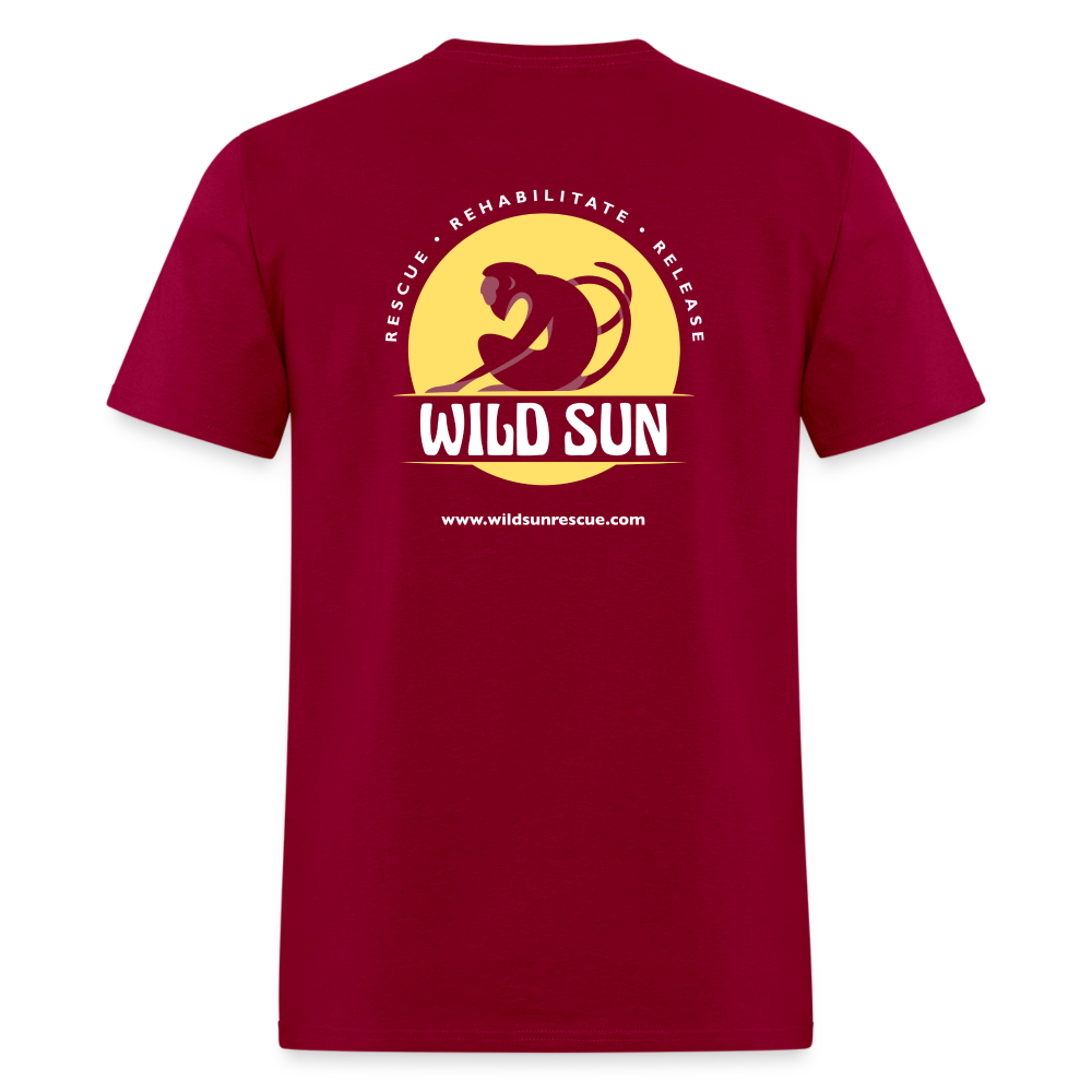 Wild & Free Unisex Classic T-Shirt Rose - dark red