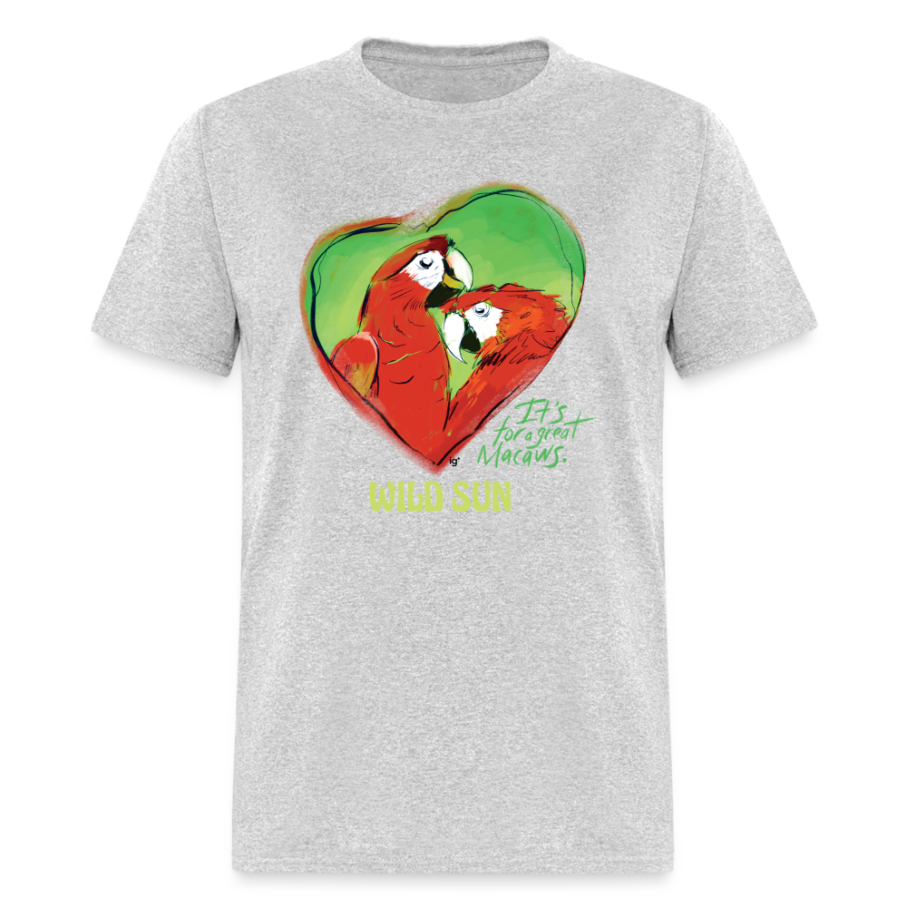 Great Macaws Unisex Classic T-Shirt - heather gray