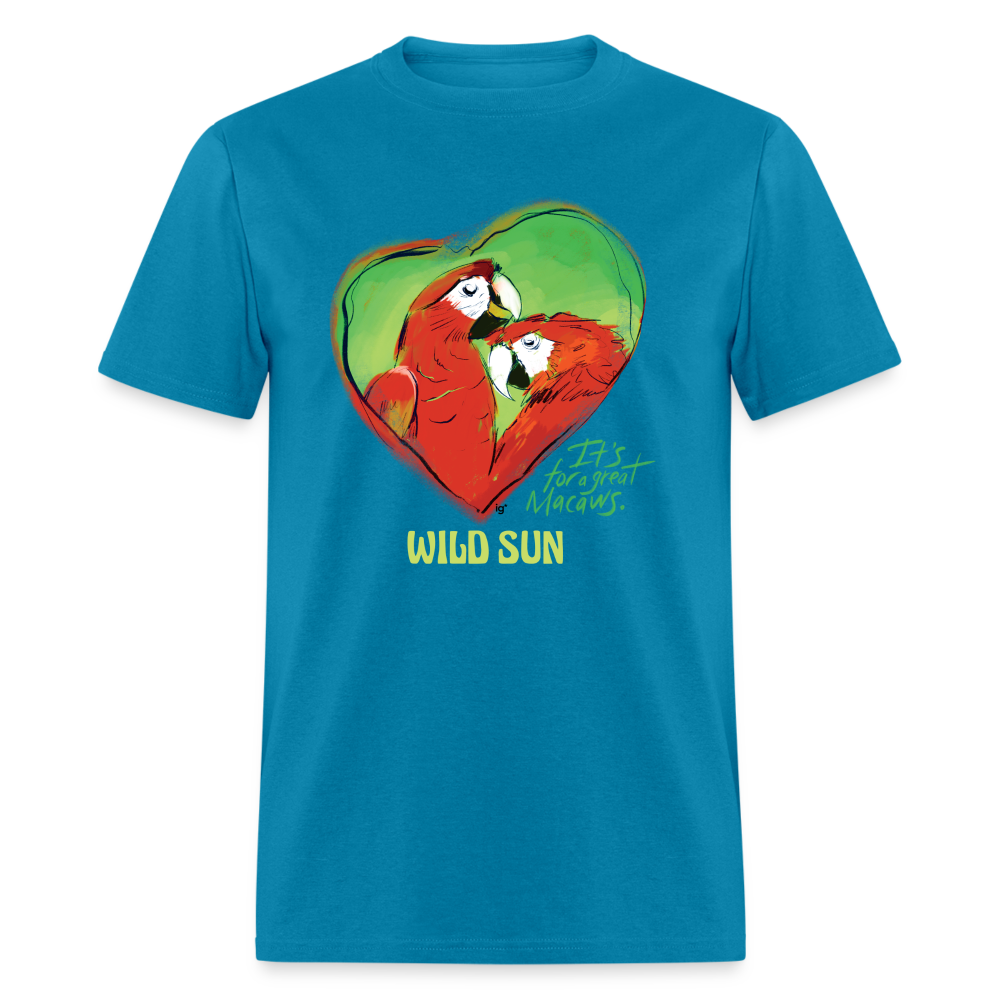 Great Macaws Unisex Classic T-Shirt - turquoise
