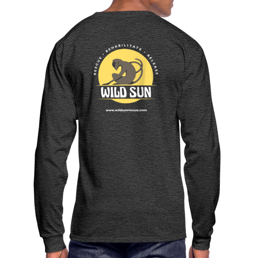 Wild & Free Men's Long Sleeve T-Shirt Black - heather black