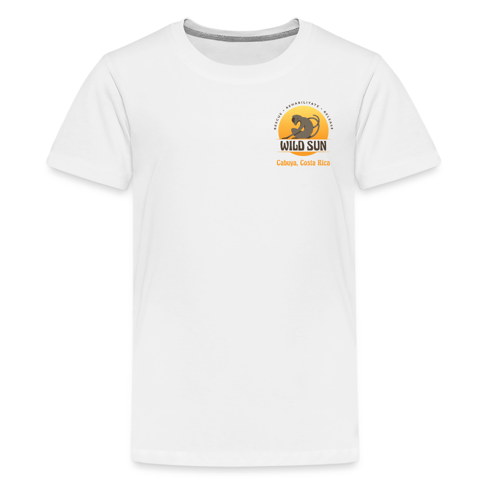 Go Wild Kids' Premium T-Shirt - white