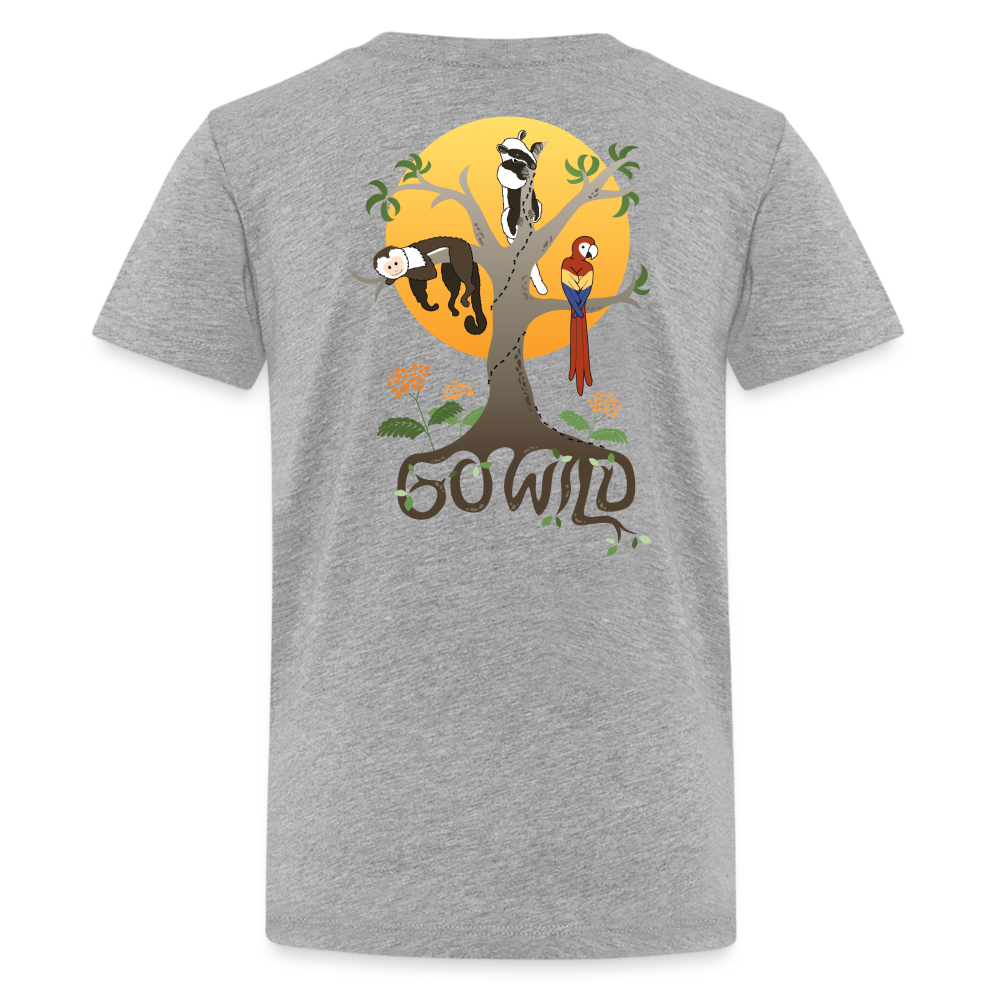 Go Wild Kids' Premium T-Shirt - heather gray