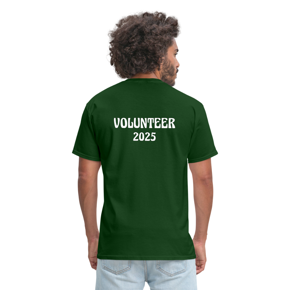 Unisex Classic T-Shirt - For Volunteers 2025 - forest green