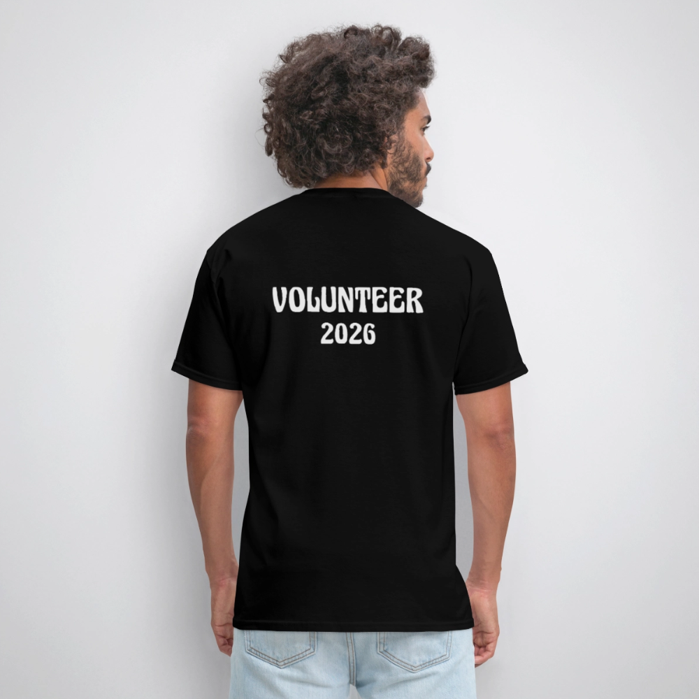 Volunteer 2026 T-Shirt - black