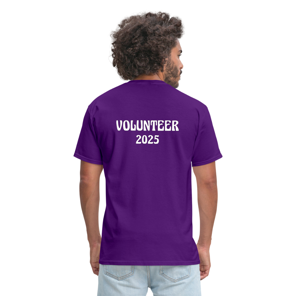 Unisex Classic T-Shirt - For Volunteers 2025 - purple