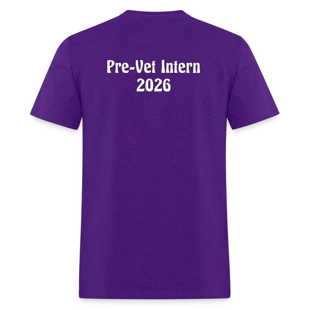 Pre-Vet Intern T-Shirt 2026 - Unisex Classic - purple