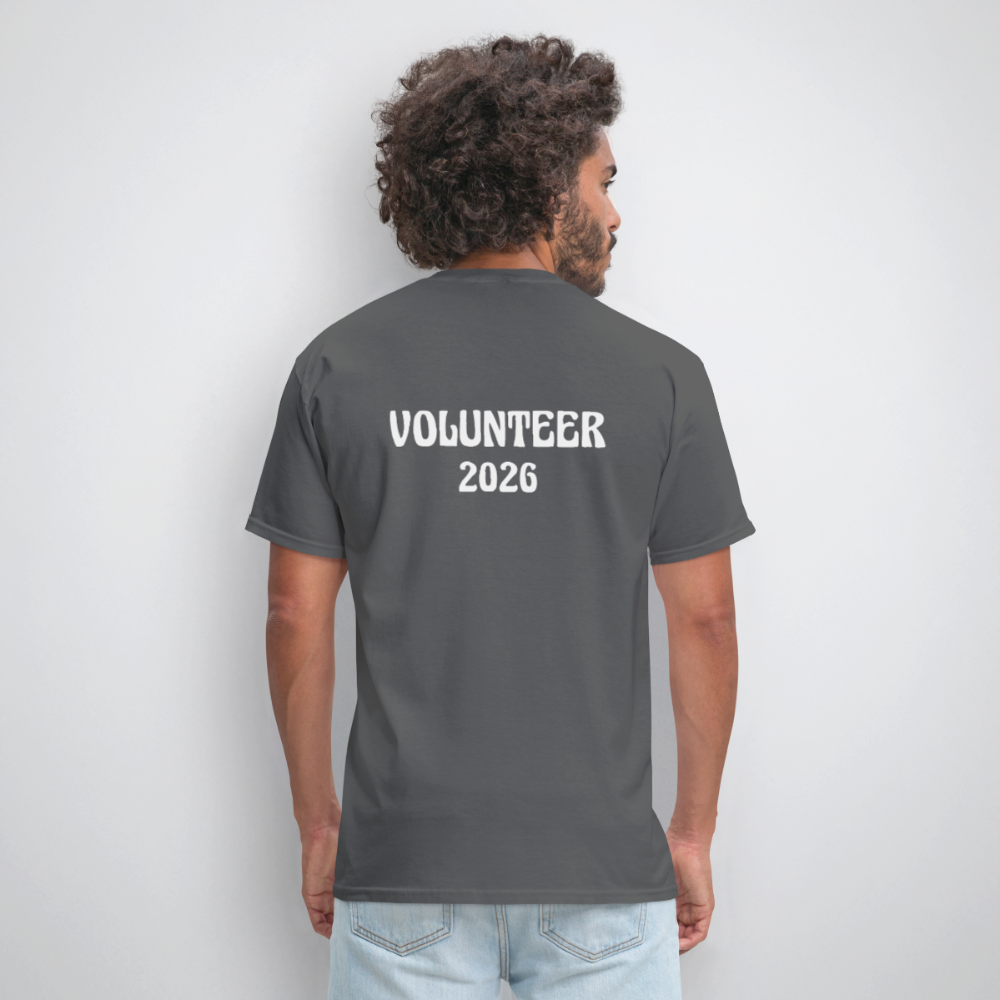 Volunteer 2026 T-Shirt - charcoal