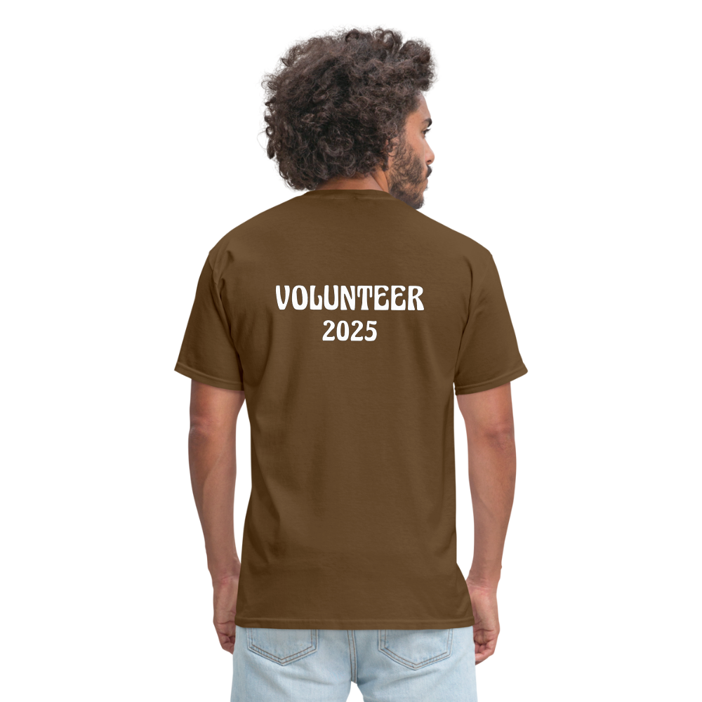 Unisex Classic T-Shirt - For Volunteers 2025 - brown