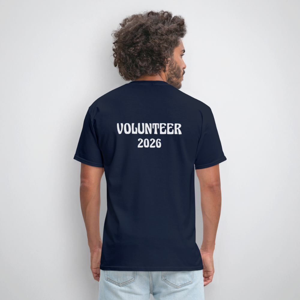 Volunteer 2026 T-Shirt - navy
