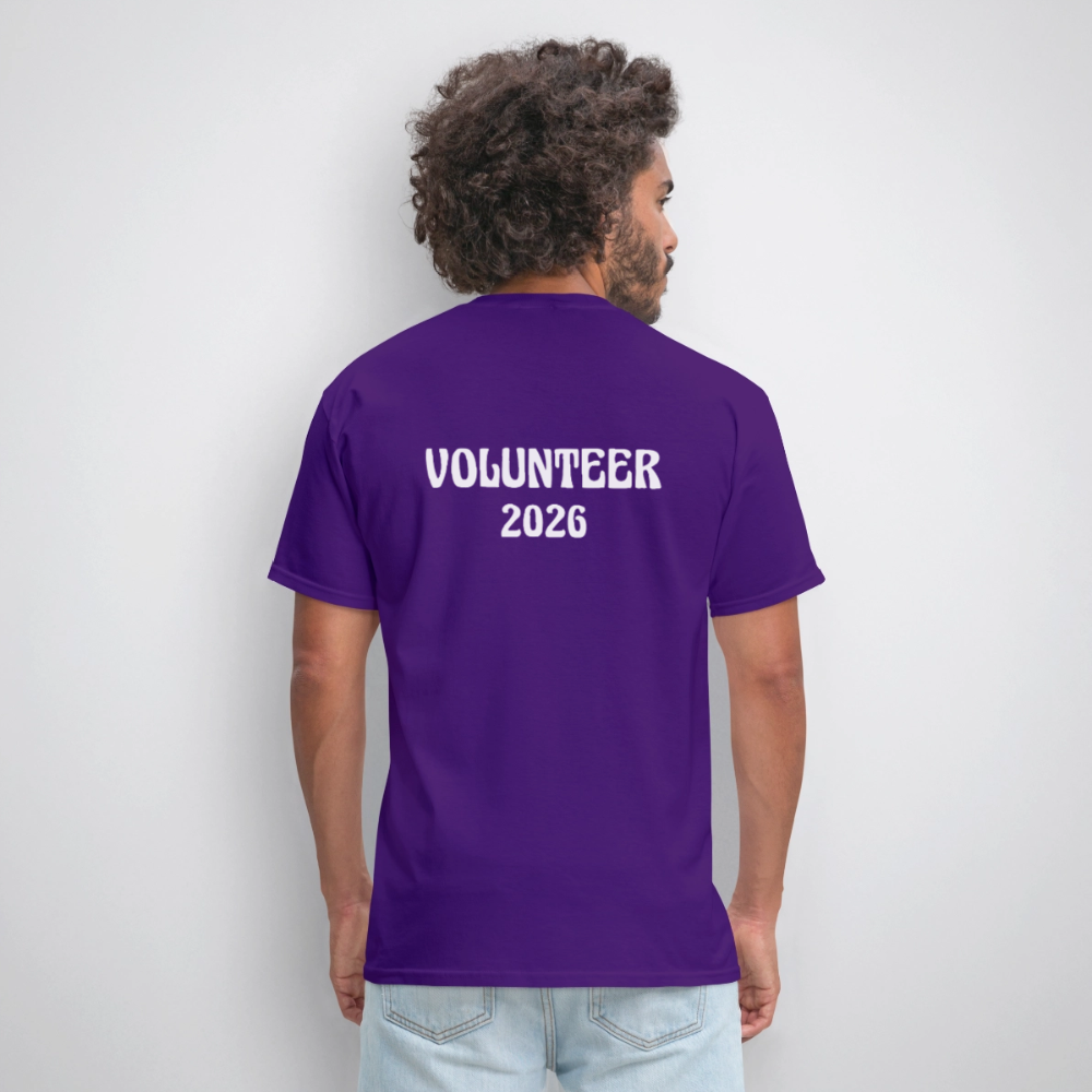 Volunteer 2026 T-Shirt - purple