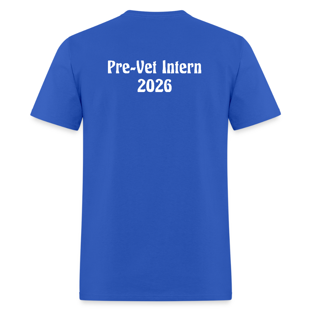 Pre-Vet Intern T-Shirt 2026 - Unisex Classic - royal blue