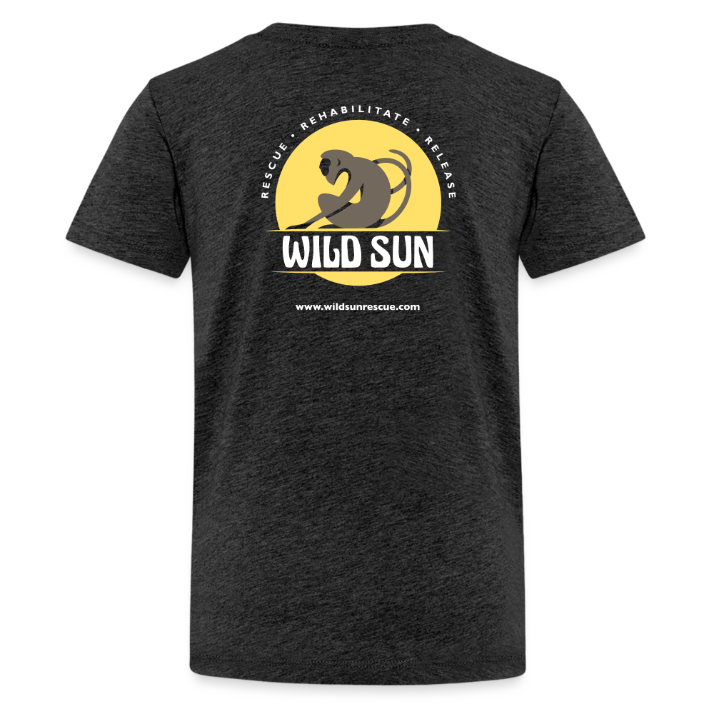 Wild & Free Kids' Premium T-Shirt Black - charcoal grey