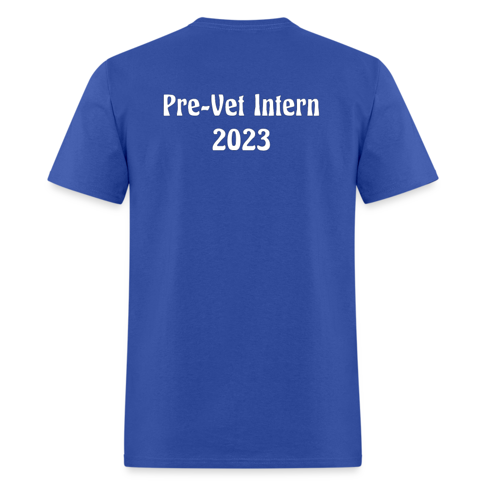 Unisex Classic Pre-Vet Intern T-Shirt - royal blue