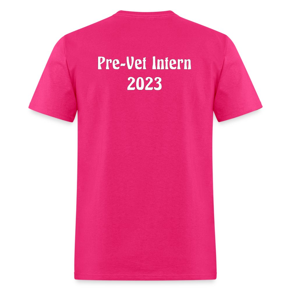 Unisex Classic Pre-Vet Intern T-Shirt - fuchsia