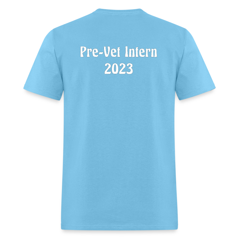 Unisex Classic Pre-Vet Intern T-Shirt - aquatic blue