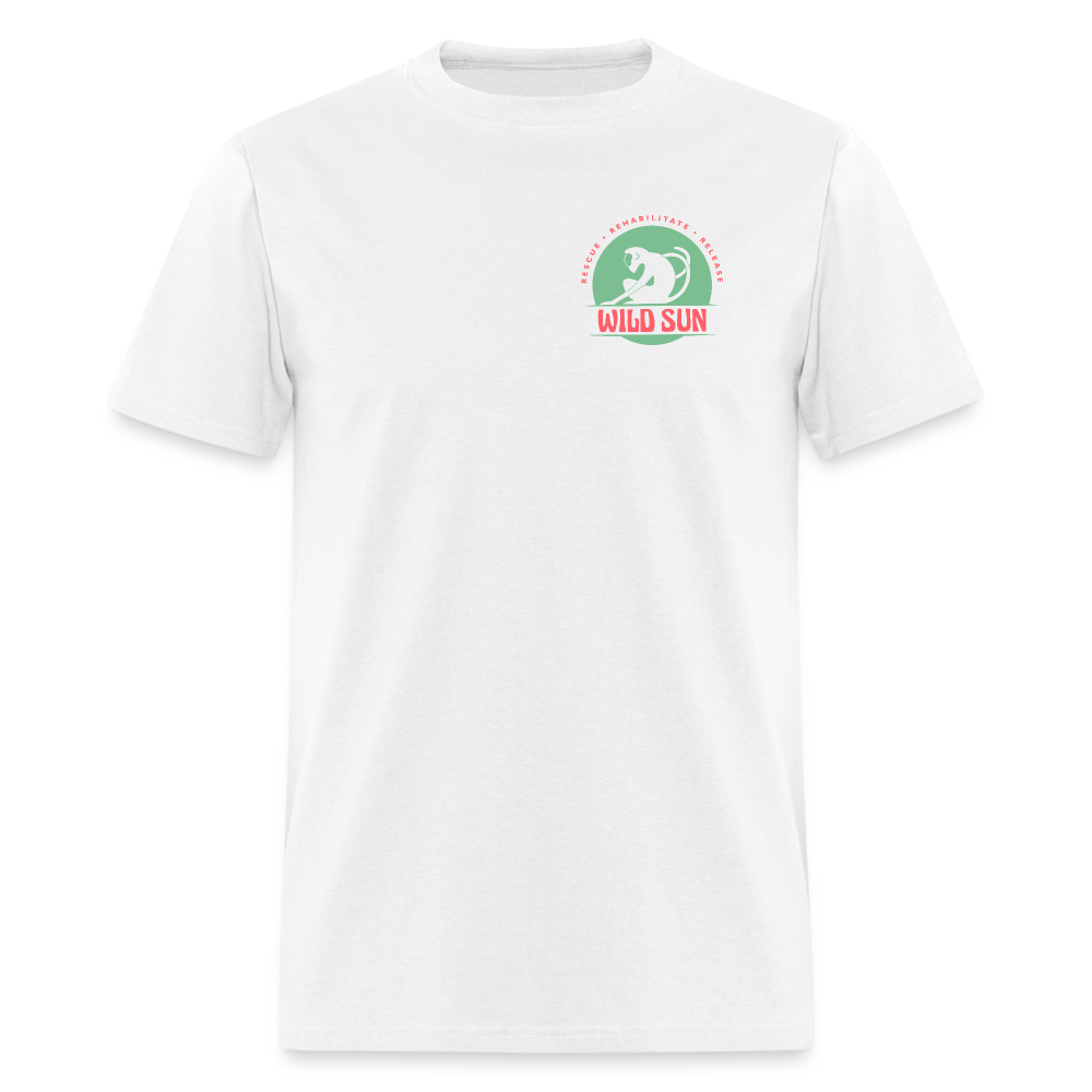 Respect The Locals Unisex Classic T-Shirt - Green Logo - white