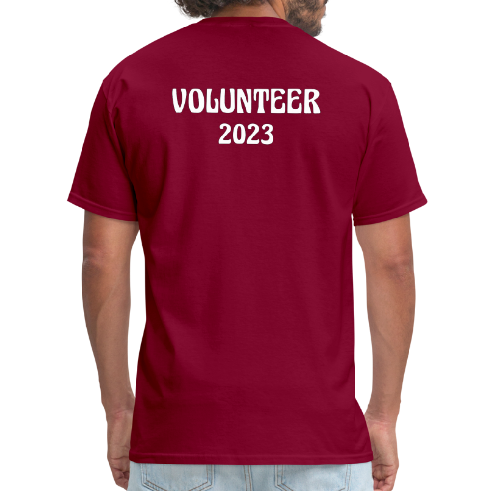 Unisex Classic T-Shirt - For Volunteers - burgundy