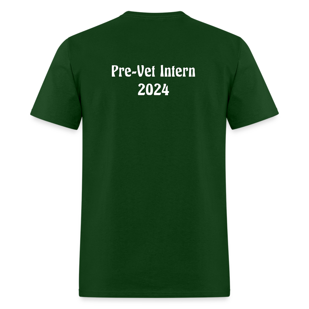 Unisex Classic Pre-Vet Intern T-Shirt 2024 - forest green