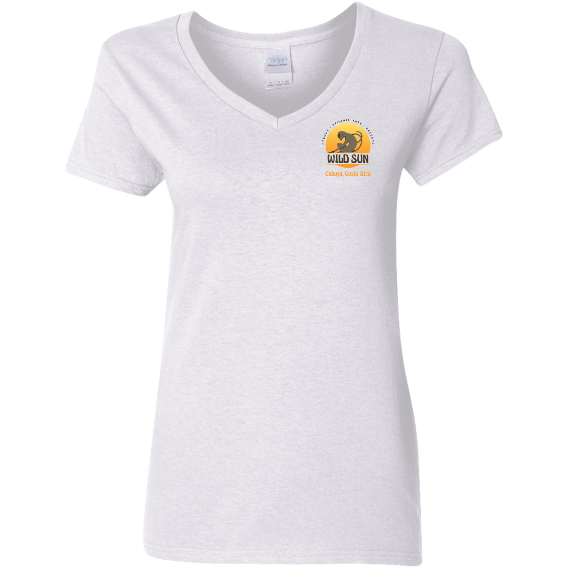 Go Wild Womens V-Neck T-Shirt