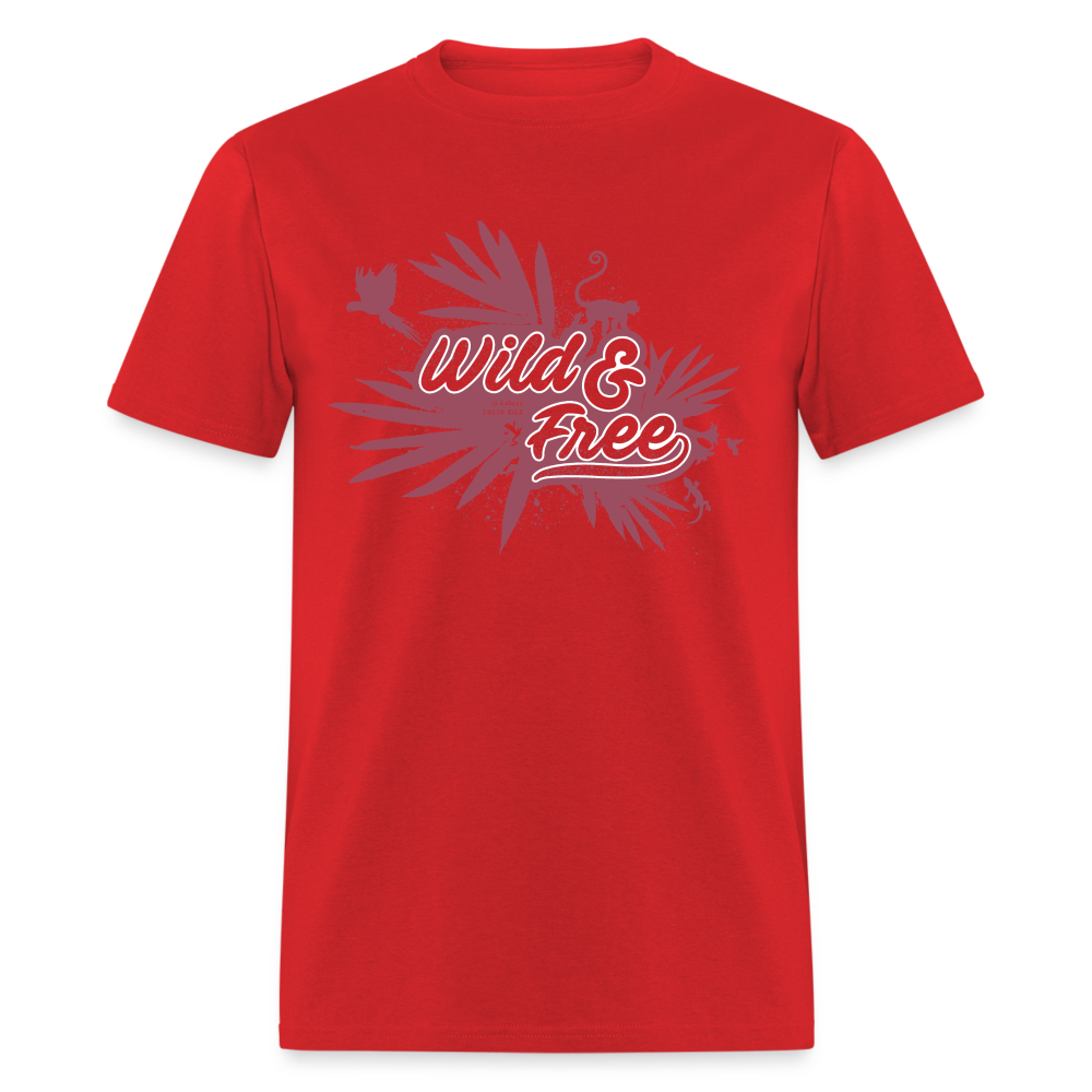 Wild & Free Unisex Classic T-Shirt Rose - red