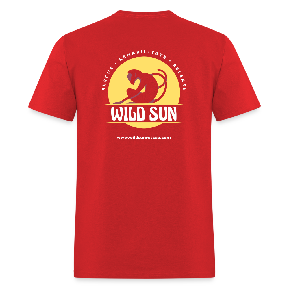 Wild & Free Unisex Classic T-Shirt Rose - red