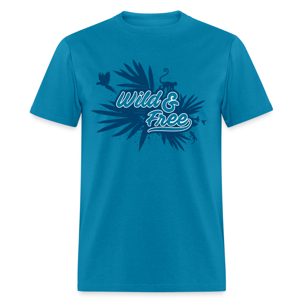 Wild & Free Unisex Classic T-Shirt Blue - turquoise