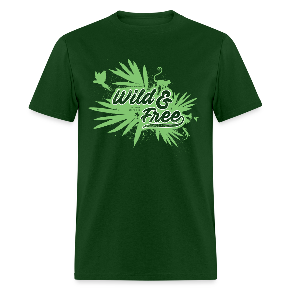 Wild & Free Unisex Classic T-Shirt Green - forest green