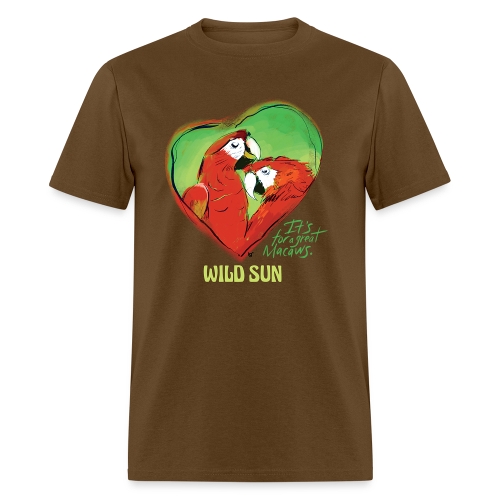 Great Macaws Unisex Classic T-Shirt - brown