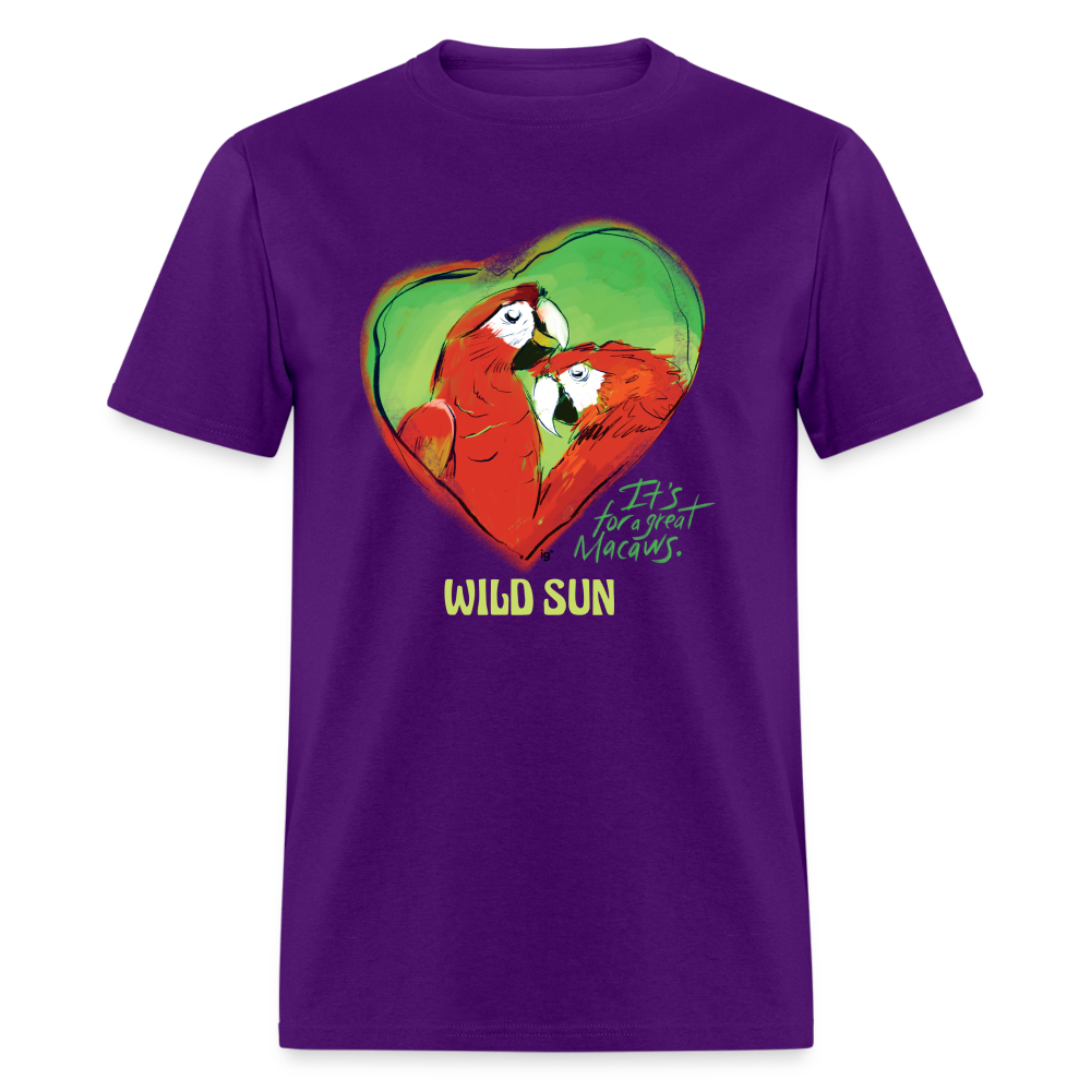 Great Macaws Unisex Classic T-Shirt - purple