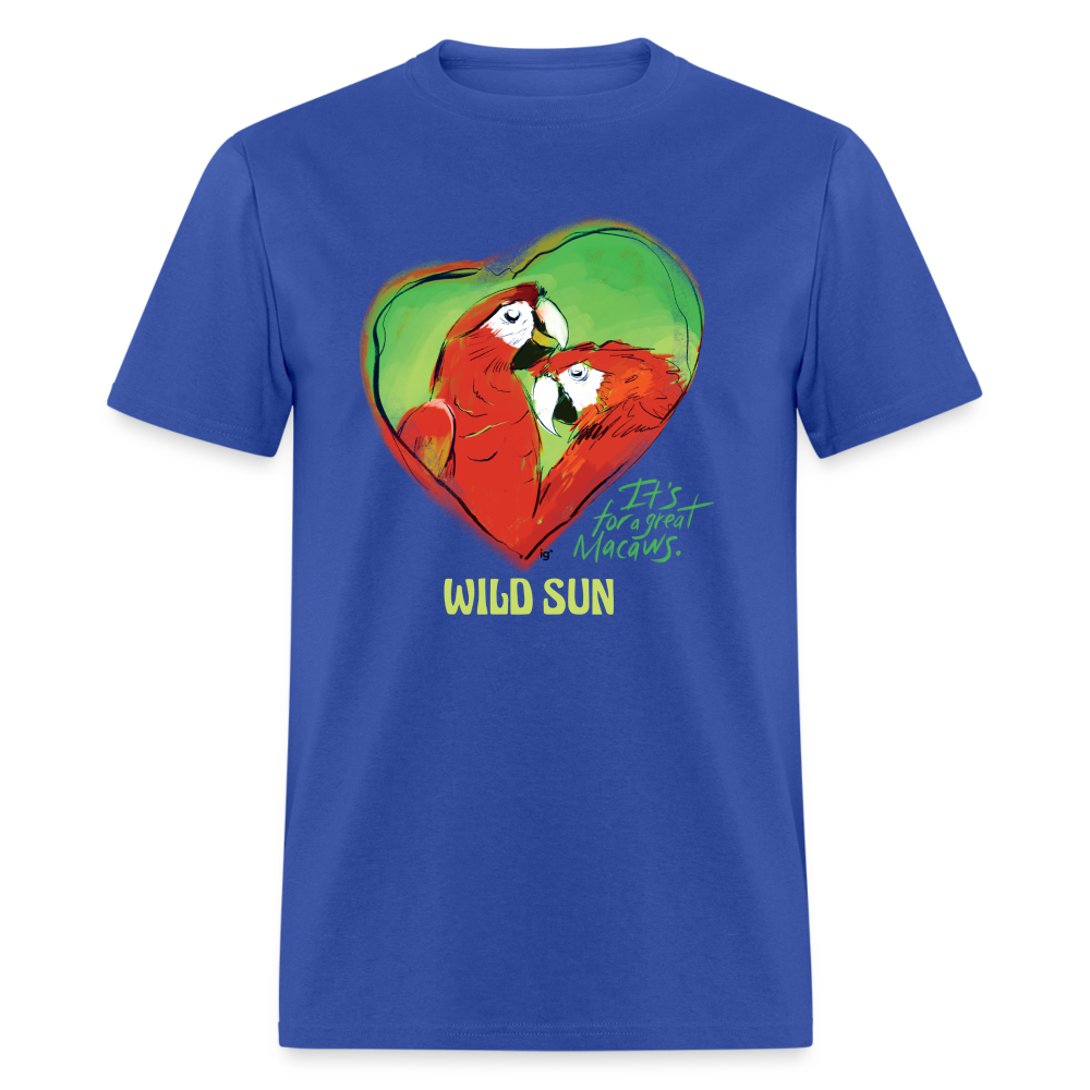 Great Macaws Unisex Classic T-Shirt - royal blue