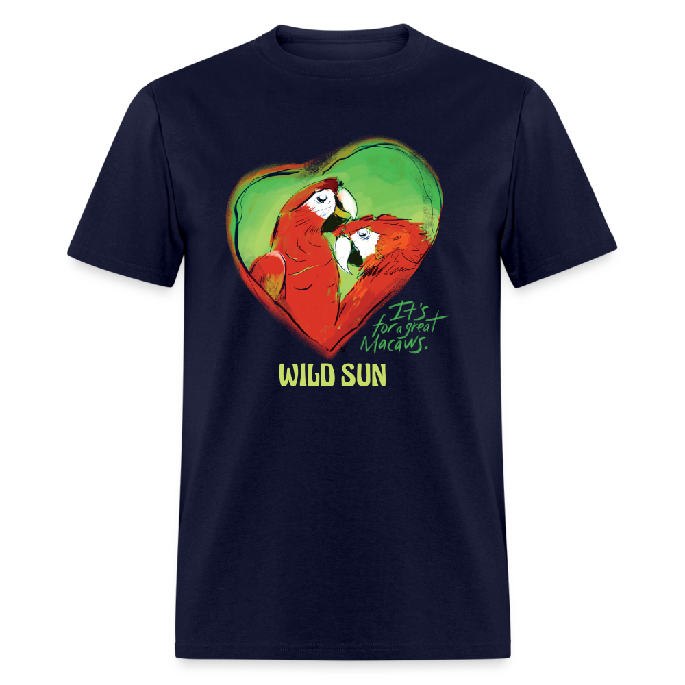 Great Macaws Unisex Classic T-Shirt - navy