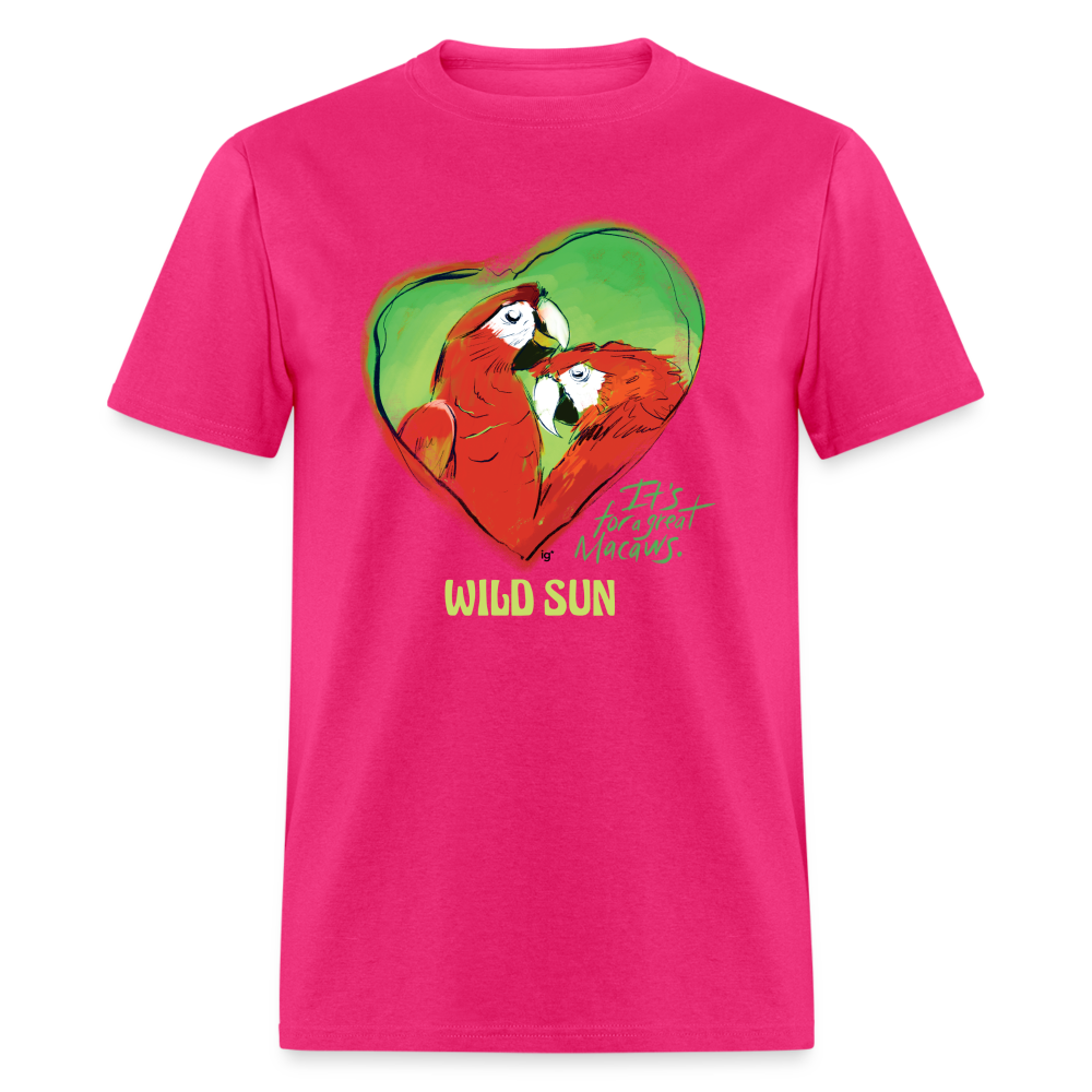 Great Macaws Unisex Classic T-Shirt - fuchsia
