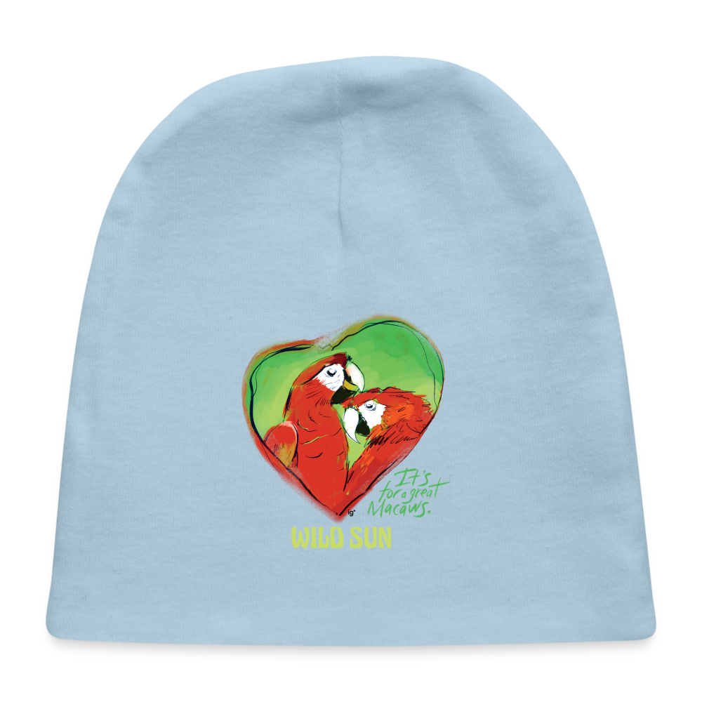Great Macaws Baby Cap - light blue