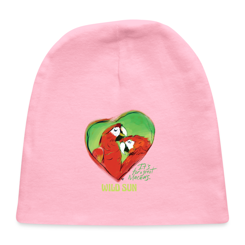 Great Macaws Baby Cap - light pink