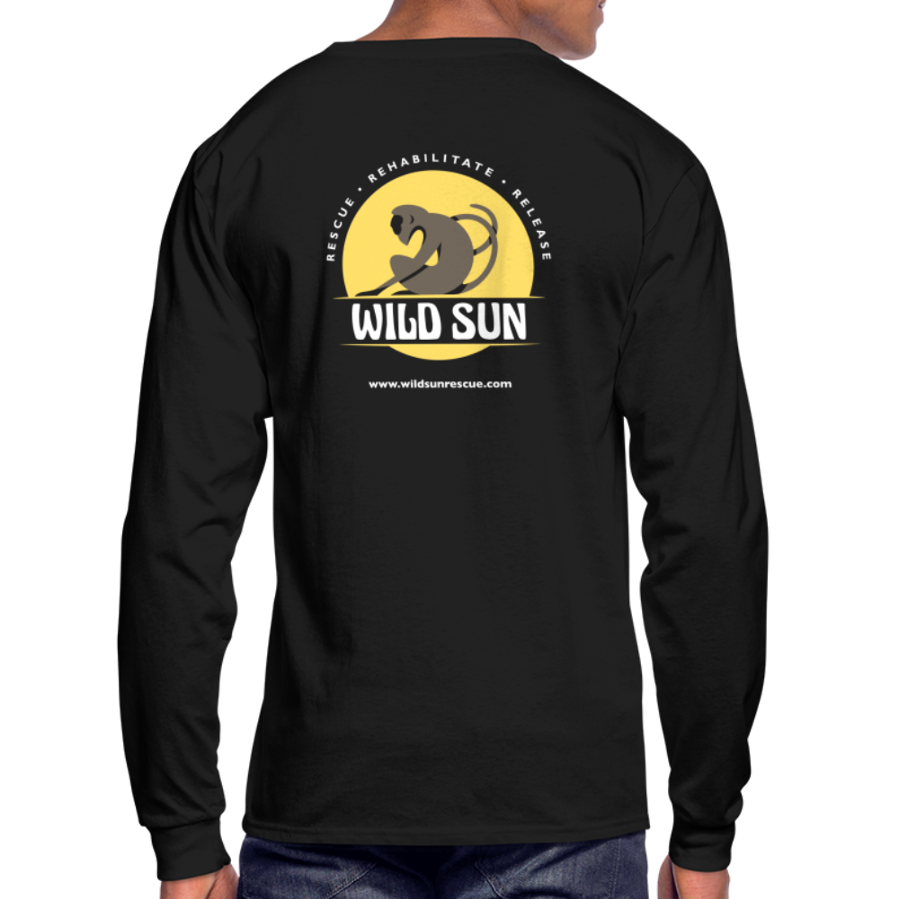 Wild & Free Men's Long Sleeve T-Shirt Black - black