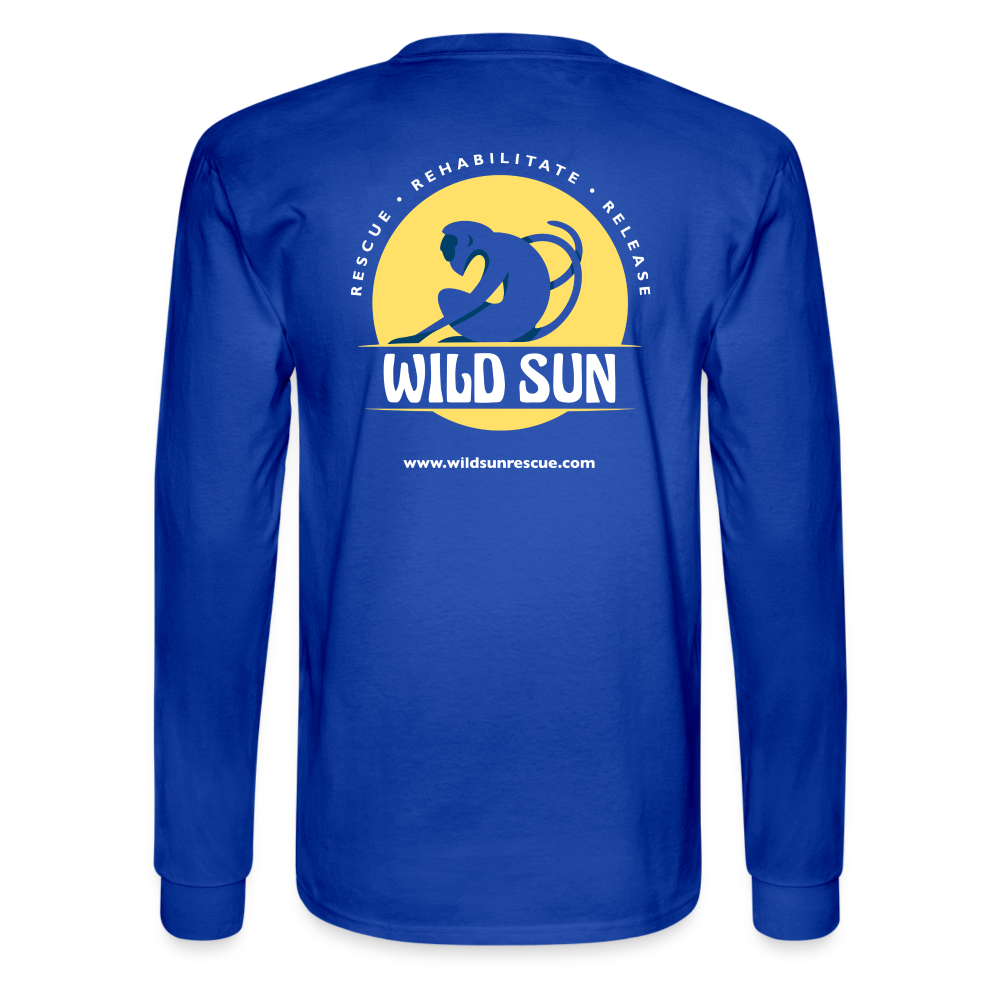 Wild & Free Men's Long Sleeve T-Shirt Blue - royal blue