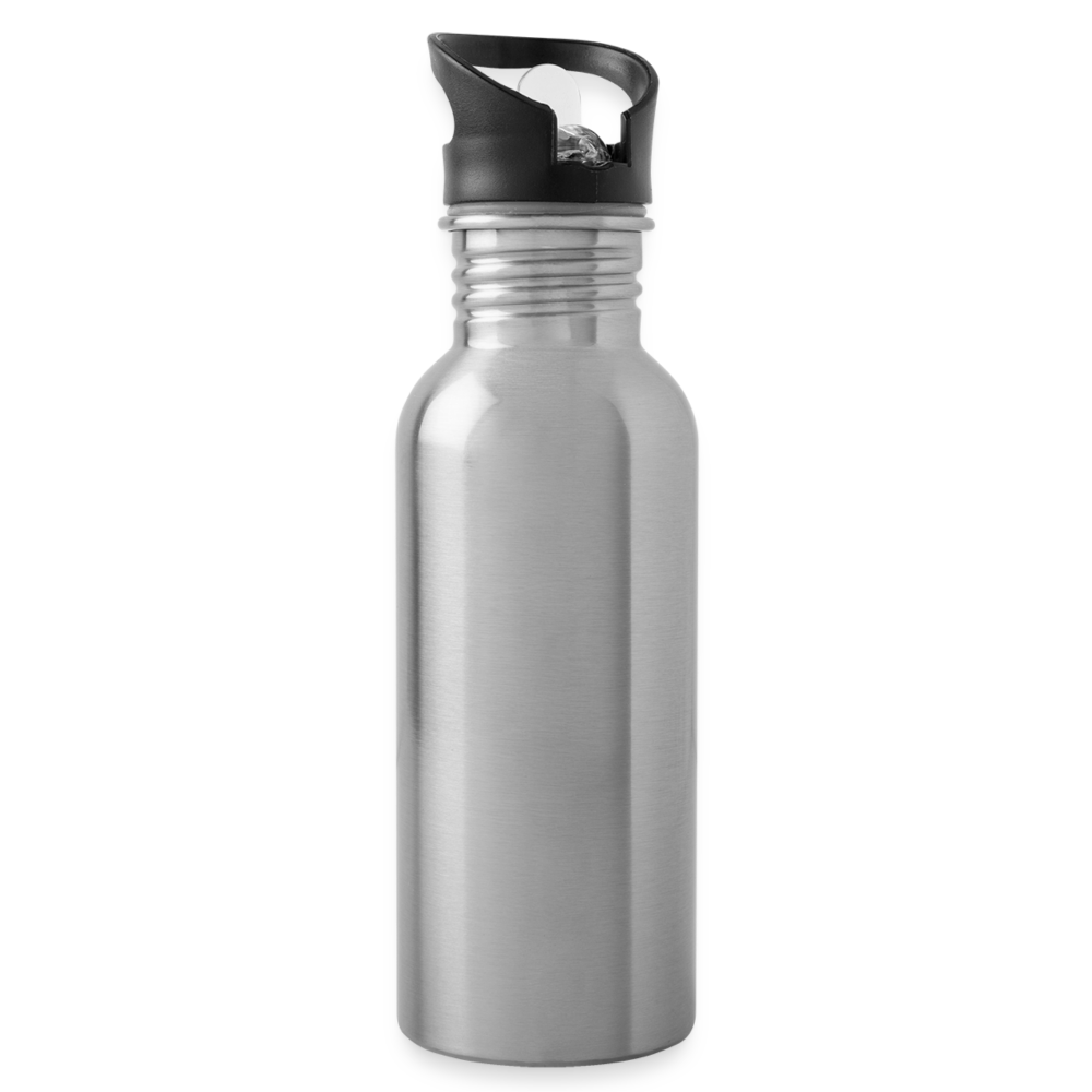 Great Macaws Water Bottle - silver