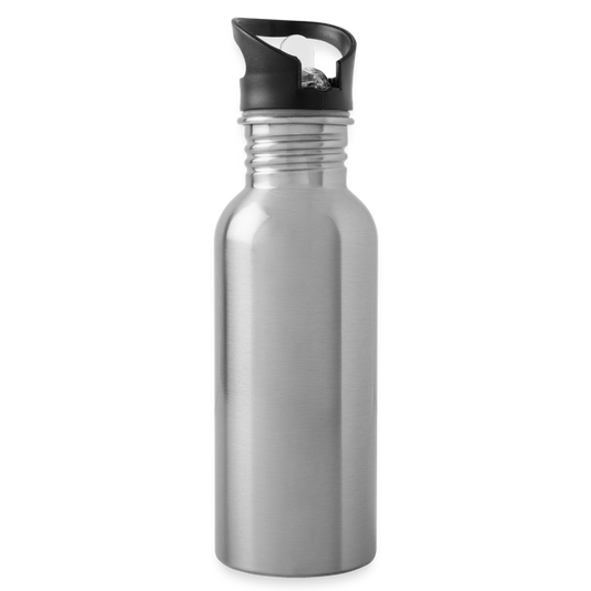 Great Macaws Water Bottle - silver