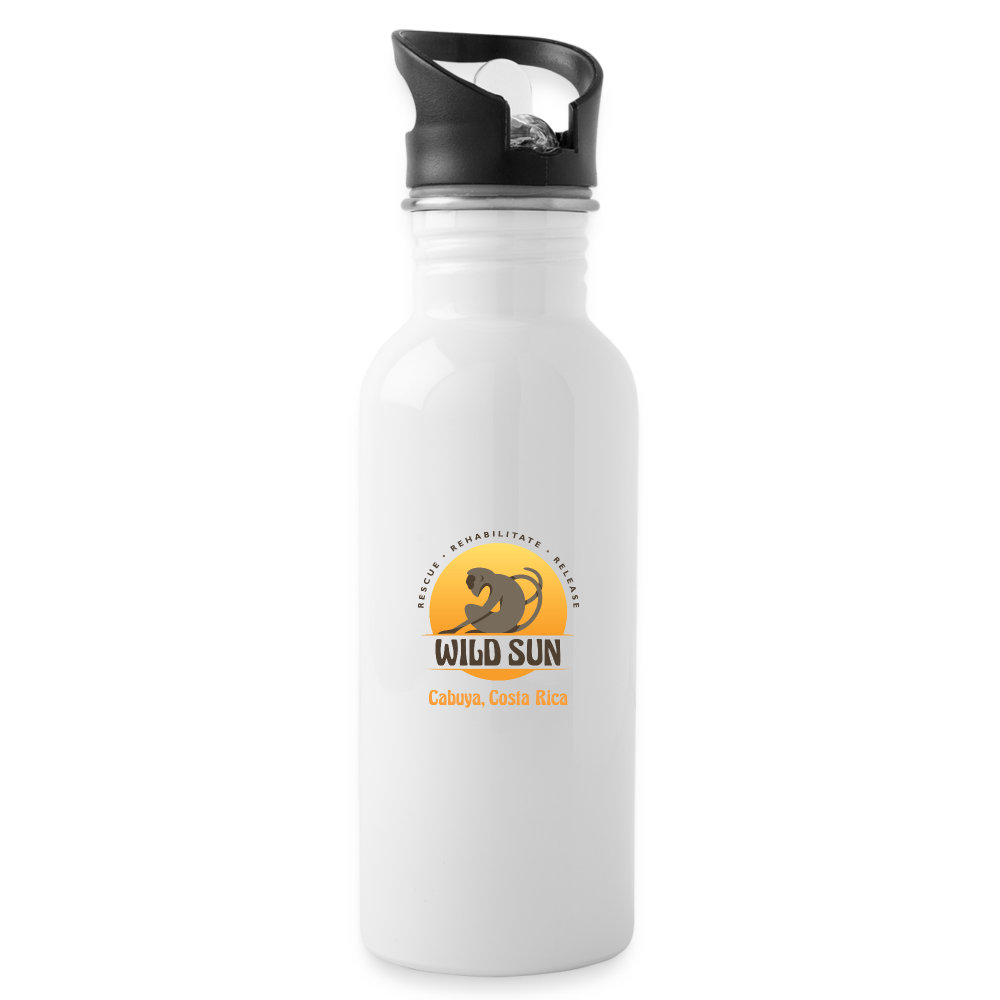 Wild & Free Water Bottle - white
