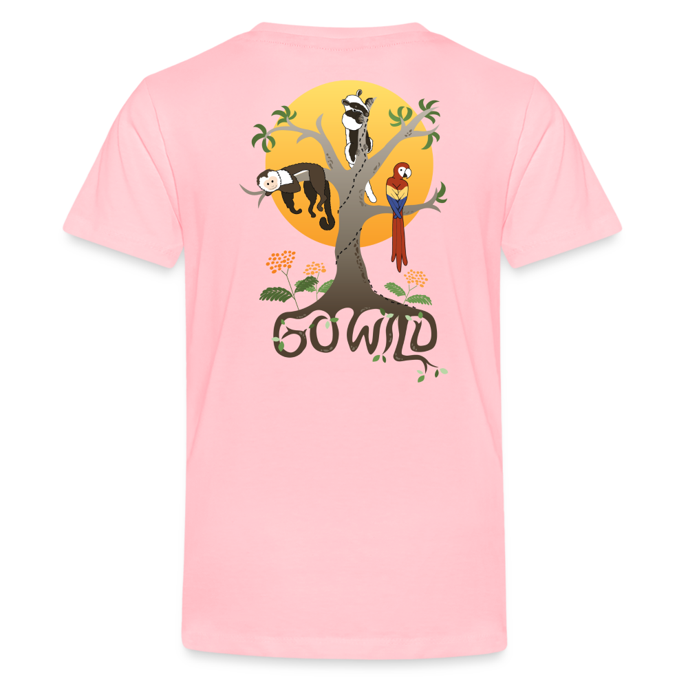 Go Wild Kids' Premium T-Shirt - pink
